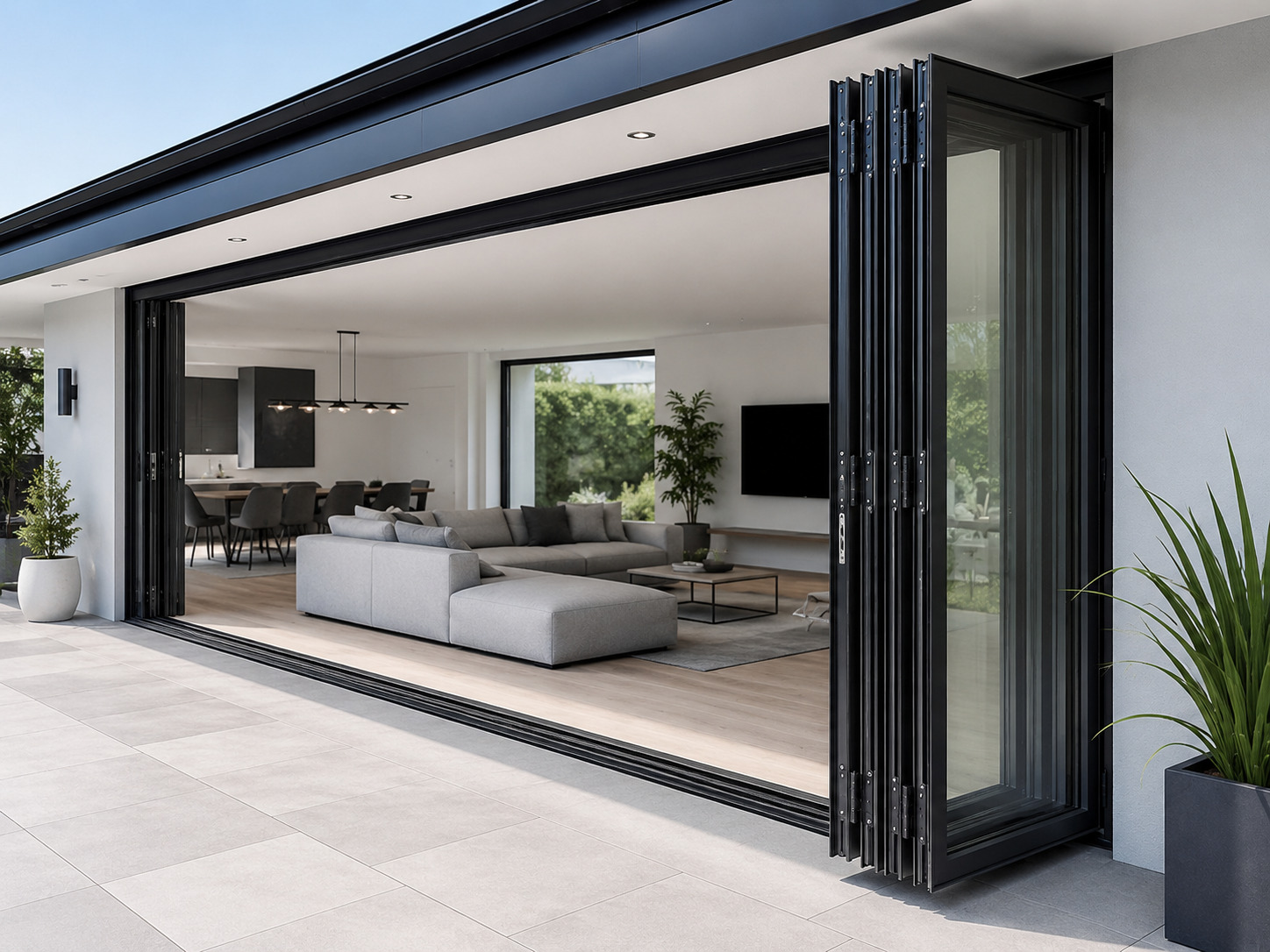 Stack doors